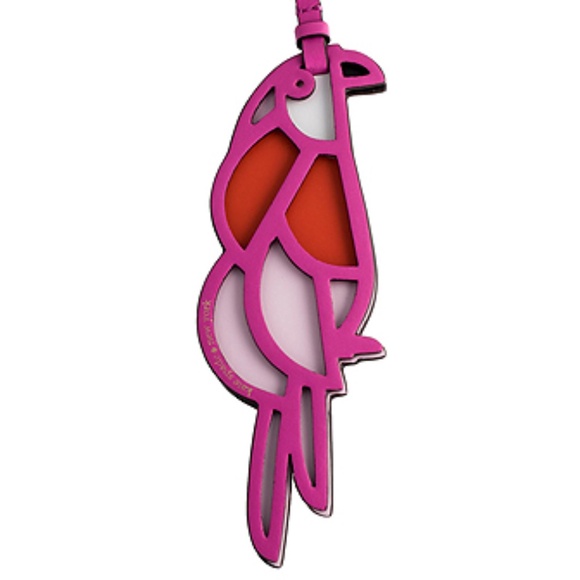 Kate Spade New York Leather Parrot Key Fob - Picture 3 of 3